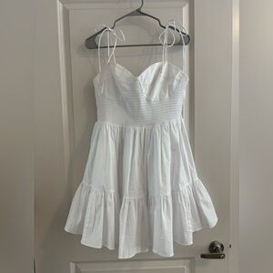 STAUD
Landry Smocked Mini Dress